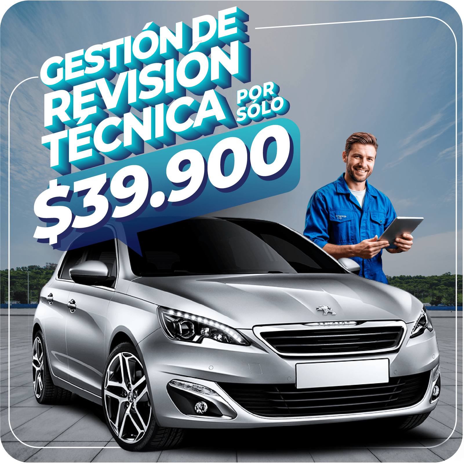 Gestion de revision técnica en garage Go! Valor preferencial 39.900 en el mes de las marcas