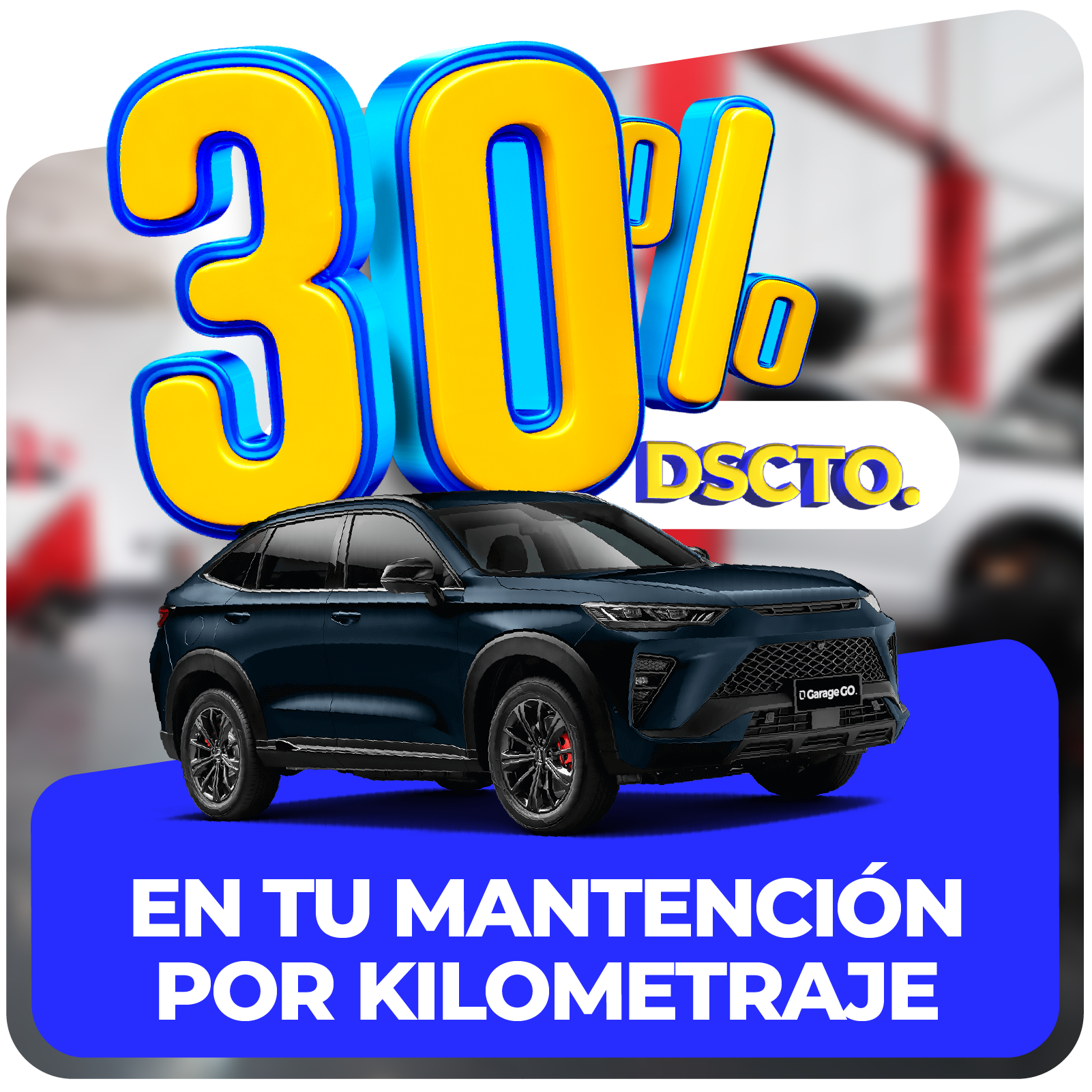 30 por ciento de descuento en mantencion por kilometraje